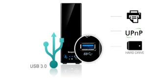 USB 3.0 for more flexibility