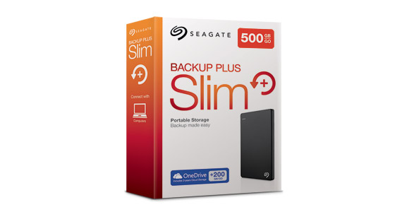 Backup Plus Slim Portable Drive