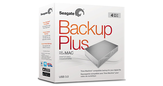 Seagate® Backup Plus desktop drive for Mac