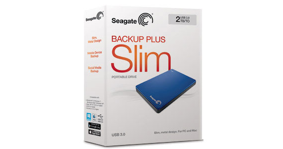 Backup Plus Slim 可攜式硬碟機