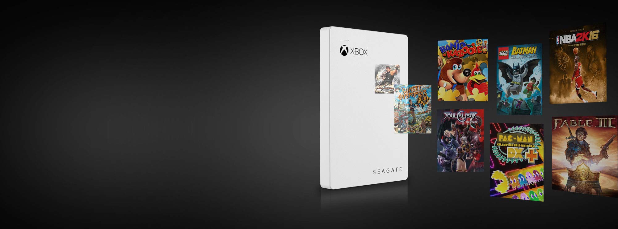 Game Drive Xbox One 및 Xbox 360 하드 드라이브 Seagate