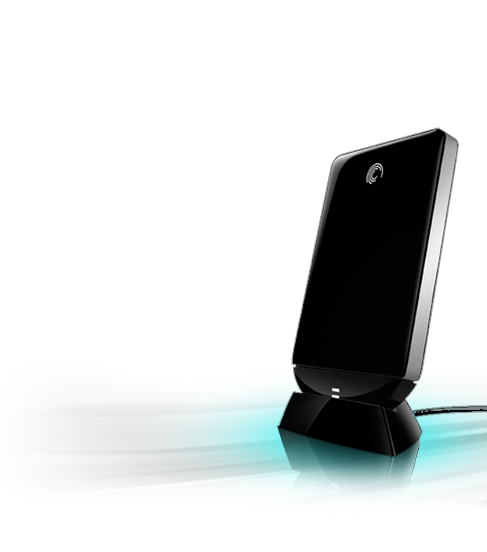 goflex pro 超便携式硬盘黑色 w 扩展底座 