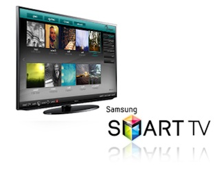 samsung smart tv com logotipo
