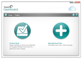 Seagate Dashboard Ekranı