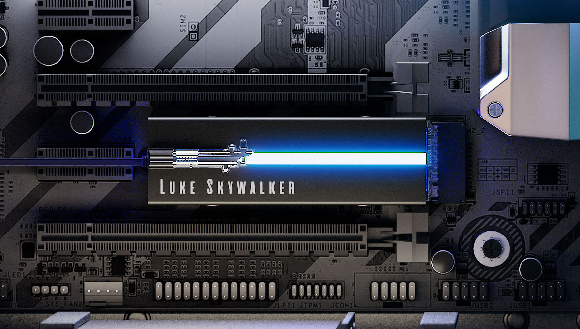 How to Install Lightsaber Collection Gen4 PCIe NVMe SSD into Your PC Build 