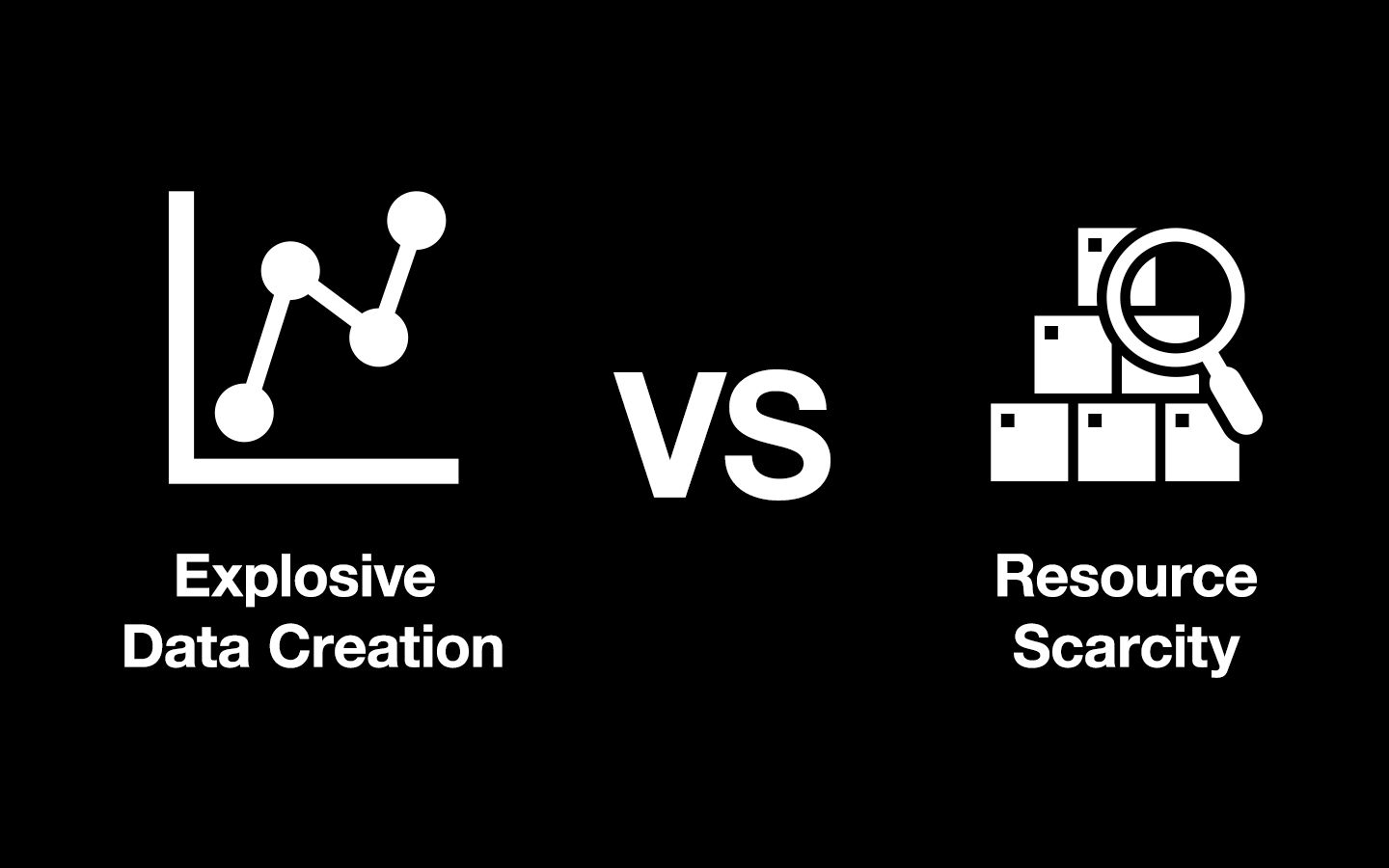 Explosive Data Creation vs. Resource Scarcity