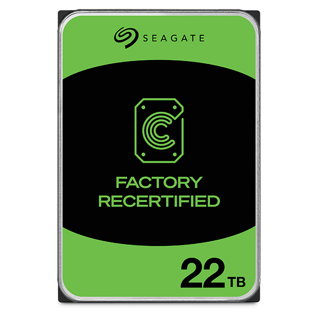 Seagate Factory Recertified Hard Drives 22TB