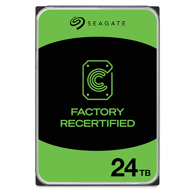 Seagate Factory Recertified Hard Drives 24TB