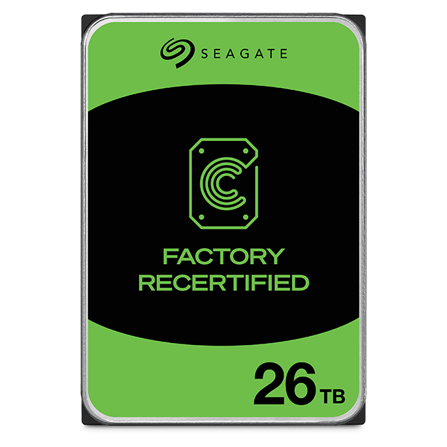 Seagate Factory Recertified Hard Drives 26TB