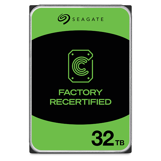 Seagate Factory Recertified Hard Drives 32TB