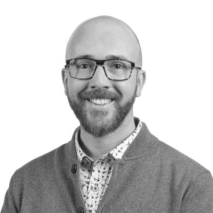 Black and white headshot photo of Jason Feist, Senior Vice President, Cloud Marketing, is shown.