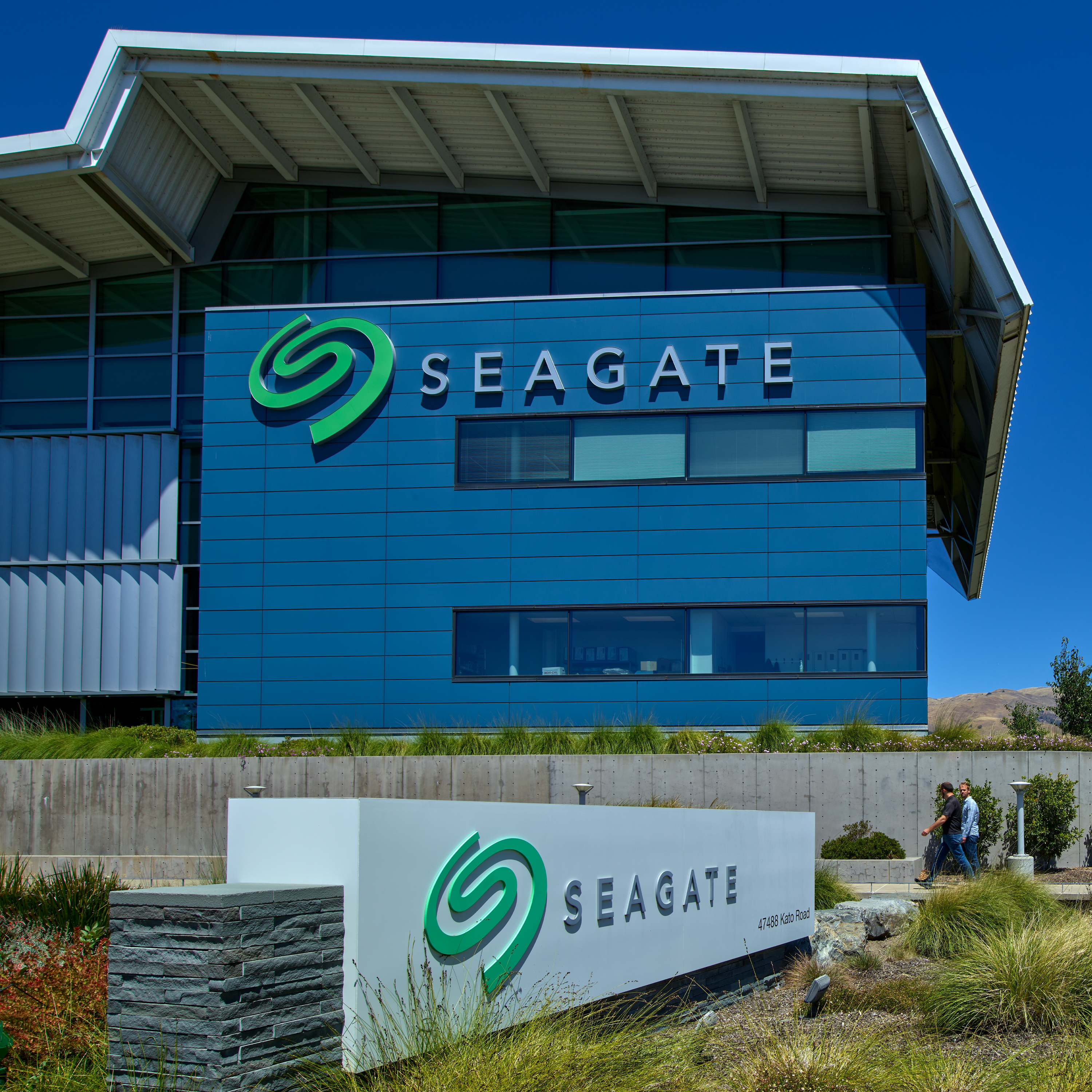 Seagate Fremont headquarters front view.