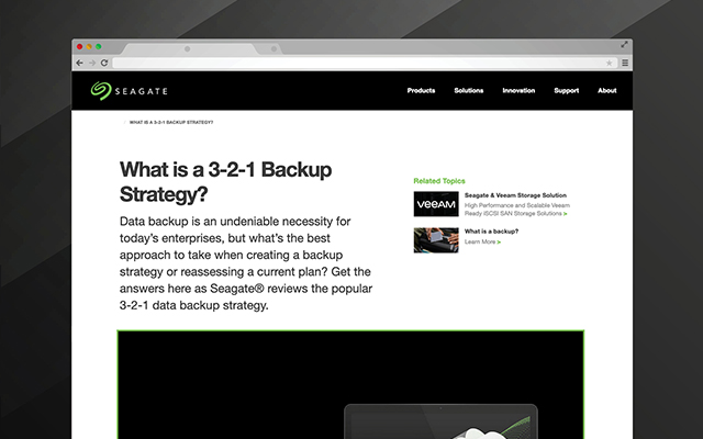 What is a 3-2-1 Backup Strategy?