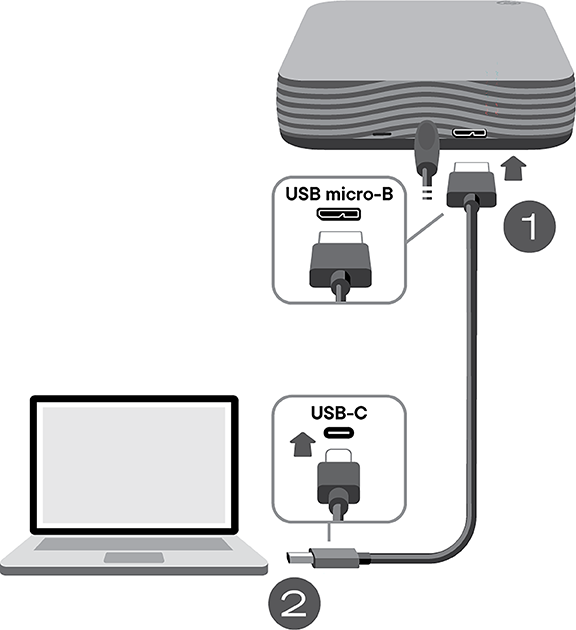Connecting the Expansion Desktop to the computer