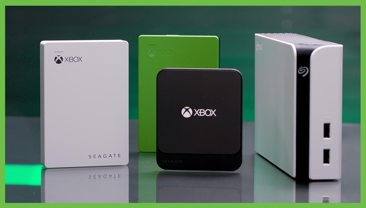 Images of Seagate Game Drives for Xbox