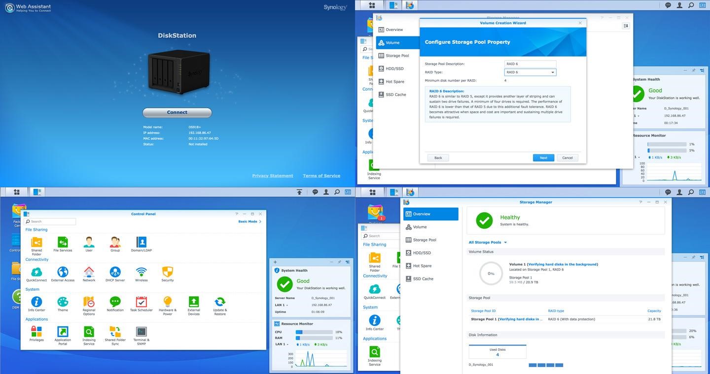 Обзор NAS Synology DS414j: доступно и быстро / Накопители