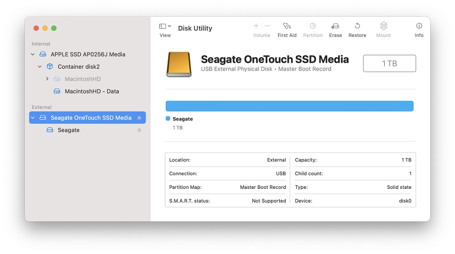 to format your drive ExFAT on macOS 11 (Big Sur) and | Support Seagate