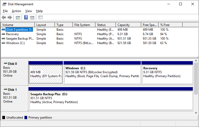 Skoleuddannelse Windswept salvie Remove active flag from a partition in Windows | Support Seagate US