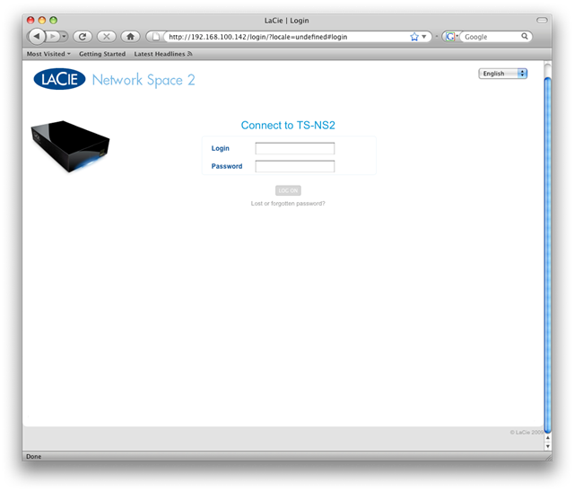 Authentication Screen