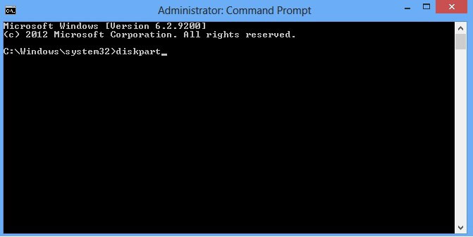 Shows the command prompt window shows that I have typed 