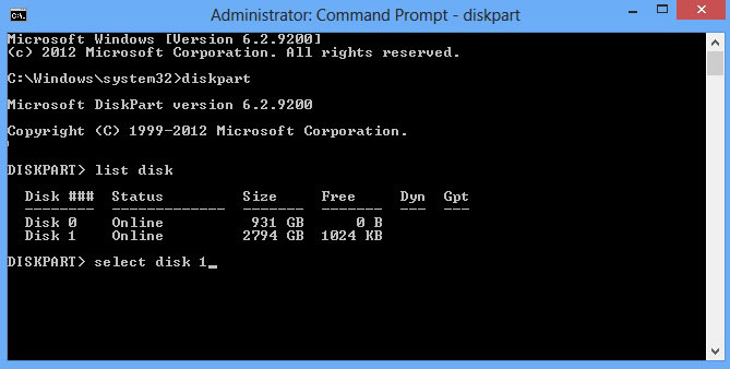 How to Diskpart Erase/Clean a Drive Through the Command Prompt