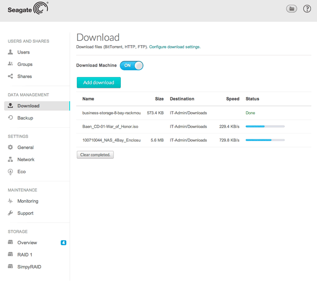 seagate manager download