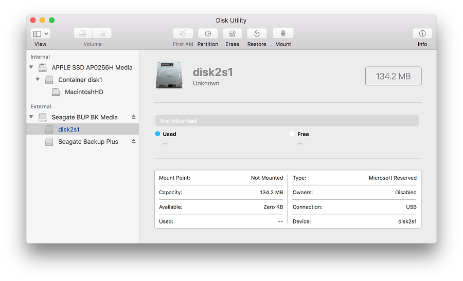 seagate ntfs driver for mac not readable