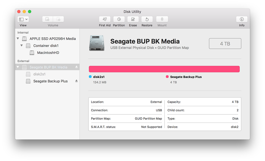 seagate update for mac sierra