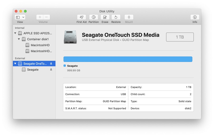 erase and format seagate expansion drive