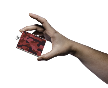One Touch SSD SE Cameo Red in Hand