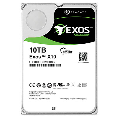 EXOS X10 10TB NM0086 front