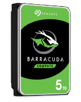 Изображение 3,5-дюймового жесткого диска Seagate BarraCuda емкостью 5 ТБ для настольных ПК