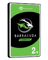 Изображение 2,5-дюймового жесткого диска Seagate BarraCuda емкостью 2 ТБ для ноутбуков