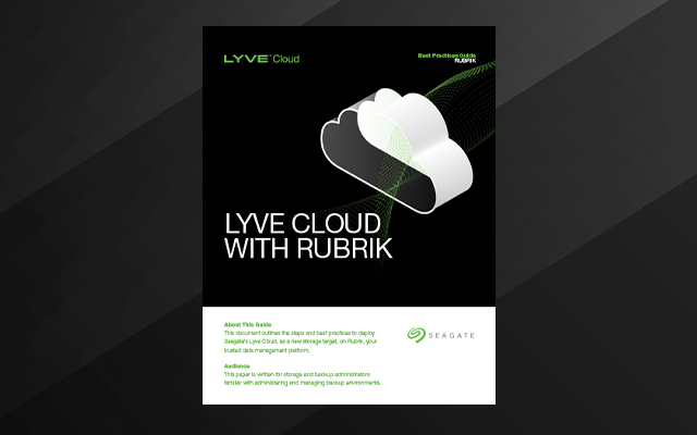 Lyve Cloud with Rubrik