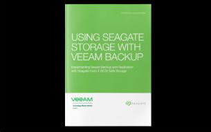 Using Seagate Exos Storage with Veeam Backup and Replication 