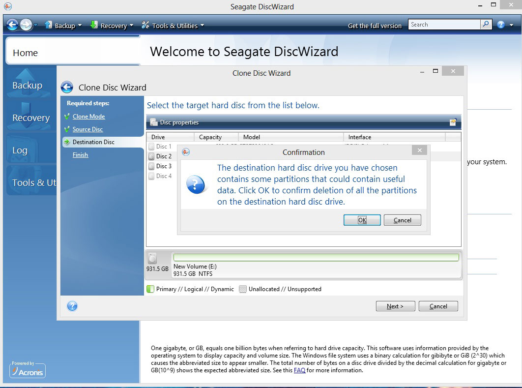 seagate discwizard bootable cd